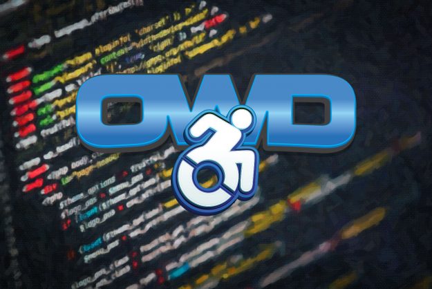 OCALA WEBSITE DESIGNS LOGO WITH HANDICAP ICON